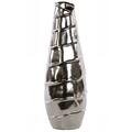 Urban Trends Collection Ceramic Vase Silver 11417